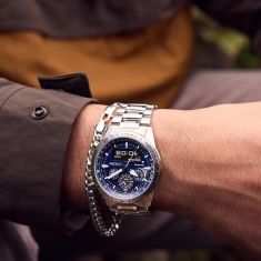 Citizen Eco-Drive Promaster Skyhawk U830 Blue Dial Stainless Steel Watch 43mm - JV2000-51L