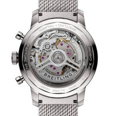 Breitling Top Time B01 Triumph Light Blue Dial Stainless Steel Watch 41mm - AB01764A1C1A1