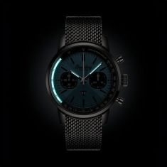 Breitling Top Time B01 Triumph Light Blue Dial Stainless Steel Watch 41mm - AB01764A1C1A1