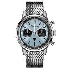 Breitling Top Time B01 Triumph Light Blue Dial Stainless Steel Watch 41mm - AB01764A1C1A1