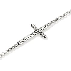 John Hardy Essential Cross Sterling Silver Bracelet