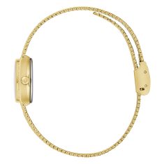 Bulova Goddess of Time Green Malachite Gold-Tone Mesh Bracelet Watch 17mm - 97L184