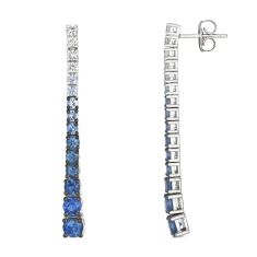 Le Vian® Denim Ombré® Sapphire 14k Vanilla Gold® Drop Earrings
