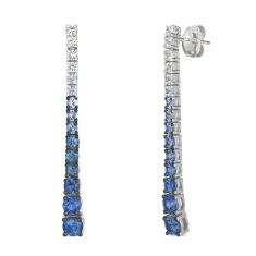 Le Vian® Denim Ombré® Sapphire 14k Vanilla Gold® Drop Earrings 1