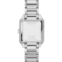 Movado Heritage 1917 Blue Dial Stainless Steel Watch 34x25mm - 3650248