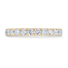 3/4ctw Lab Grown Diamond 14k Yellow Gold Wedding Band
