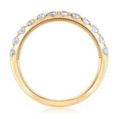 3/4ctw Lab Grown Diamond 14k Yellow Gold Wedding Band