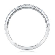 1/3ctw Lab Grown Diamond 14k White Gold Wedding Band