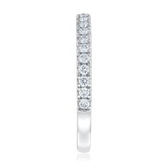 1/3ctw Lab Grown Diamond 14k White Gold Wedding Band