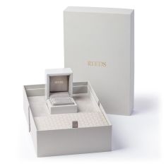 2ctw Round Lab Grown Diamond 14k White Gold Hidden Halo Engagement Ring