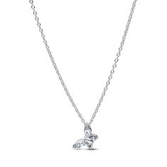 Pandora Butterfly Pendant Necklace 1