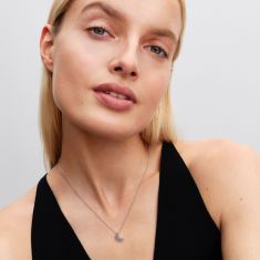 Pandora Crescent Moon Pendant Necklace