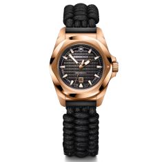 Victorinox I.N.O.X Small Automatic Black Dial Black Paracord Watch 32mm - 242025.1