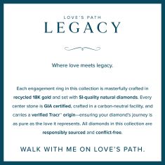 1 1/2ctw Round Diamond 18k White Gold Nature-Inspired Halo Engagement Ring