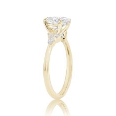 1 3/4ctw Oval Diamond 18k Yellow Gold Engagement Ring