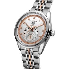 TAG Heuer CARRERA Astronomer Silver-Tone Dial Two-Tone Limited Edition Watch 39mm - WBX2111.BD0002