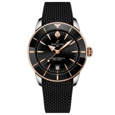 image of Breitling Superocean Heritage B31 Automatic 42 Black Dial Black Rubber Strap Watch 42mm - UB3111241B1S1 with sku:20604203