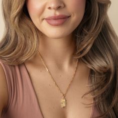 Wicked Elphaba Created Mixed Gemstone Gold Vermeil Reversible Necklace