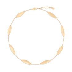 Marco Bicego 18k Yellow Gold Station Short Necklace - Lunaria Collection 1