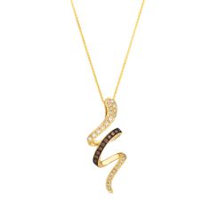 Le Vian® Desert Diamonds 3/8ctw Ombre® 14k Honey Gold™ Pendant Necklace 1