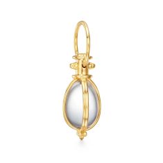 Temple St. Clair 18k Yellow Gold Small Original Rock Crystal Amulet 1