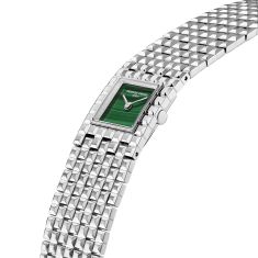 Frederique Constant Classics Manchette Square Malachite Green Dial Stainless Steel Watch 25.7mm - FC-200MA1MC6B
