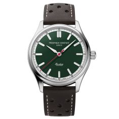 Frederique Classics Vintage Rally Healey Automatic Green Leather Strap Watch 40mm - FC-301HGRS5B26 1