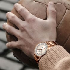 Breitling Navitimer Automatic Ivory Dial Rose Gold Watch 41mm - R17329F41G1R1