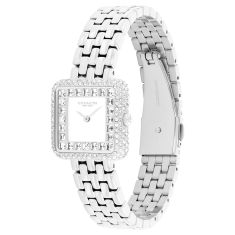 COACH Cass Crystal Accent Stainless Steel Bracelet Watch 24mm - 14504558