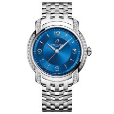 Breitling Lady Premier 32 Blue Dial Lab Grown Diamond Stainless Steel Watch 32mm - A77330671C1A1