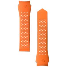 TAG Heuer CONNECTED Orange Perforated Rubber Strap Calibre E5 45mm - FT6282