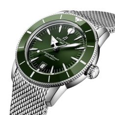 Breitling Superocean Heritage B31 Automatic 42 Green Dial Stainless Steel Watch 42mm - AB3111361L1A1