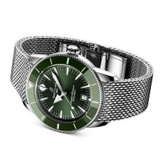 Breitling Superocean Heritage B31 Automatic 42 Green Dial Stainless Steel Watch 42mm - AB3111361L1A1