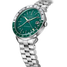 Accutron Astronaut Green Dial Stainless Steel Watch 41mm - 26B205