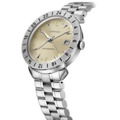 Accutron Astronaut LTi Eggshell Dial Titanium Watch 41mm - 26B204A
