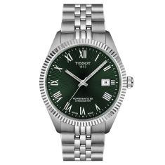 Tissot Ballade Powermatic 80 COSC Automatic Green Dial Stainless Steel Watch 39mm - T1564081109300 1