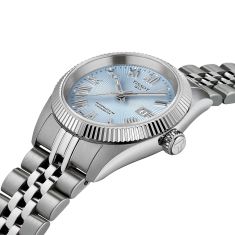 Tissot Ballade Powermatic 48 COSC Automatic Ice Blue Dial Stainless Steel Watch 30mm - T1562081135300