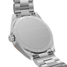 Tissot PRC 100 Solar Quartz Mother-of-Pearl Dial Two-Tone Watch 34mm - T1518222211100