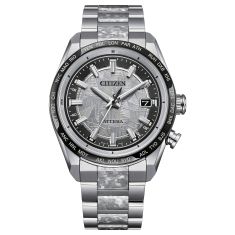 Men's Citizen Eco-Drive Attesa Atomic Timekeeping Platinum Shine Super Titanium Watch 40.6mm - CB0284-66A 1