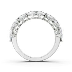 Downton Abbey 2ctw Mixed Shape Lab Grown Diamond 14k White Gold Ring - Lady Edith