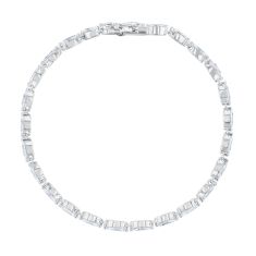 Downton Abbey 3 3/4ctw Marquise Lab Grown Diamond 14k White Gold Tennis Bracelet - Lady Mary