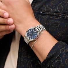 Citizen TSUYOSA Automatic Blue Dial Stainless Steel Watch 37mm - NJ0200-50M