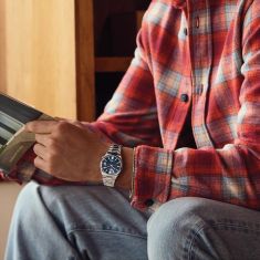 Citizen TSUYOSA Automatic Blue Dial Stainless Steel Watch 37mm - NJ0200-50M