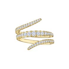 Kwiat Vine 1/2ctw Diamond 18k Yellow Gold Wrap Ring 1