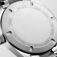 Longines Spirit Pilot Black Dial Stainless Steel Watch 39mm - L38094536