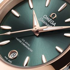 OMEGA Seamaster Aqua Terra 150M Pine Green Dial Two-Tone Sedna™ Gold on Steel Watch 30mm - O22020302010002