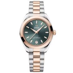 OMEGA Seamaster Aqua Terra 150M Pine Green Dial Two-Tone Sedna™ Gold on Steel Watch 30mm - O22020302010002 OMEGA Seamaster Aqua Terra 150M Pine Green Dial Two-Tone Sedna™ Gold on Steel Watch 30mm - O22020302010002