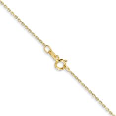 10k Yellow Gold Heart Pendant Necklace