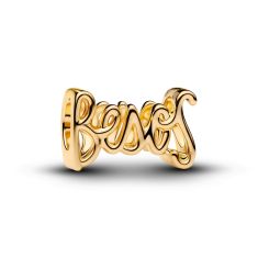 Pandora Besos Script Gold-Plated Charm 1