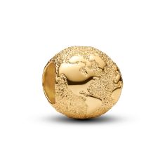 Pandora Textured Globe Gold-Plated Mini Charm 1